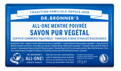 Menthe poivrée - Pain de savon menthe poivrée 140 g