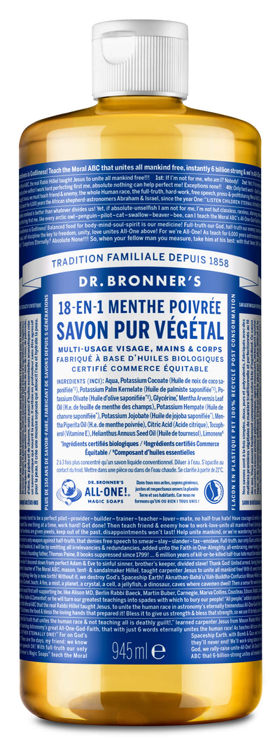 Menthe - Savon liquide Menthe poivrée - savon-liquide-18-en-1-menthe-poivree