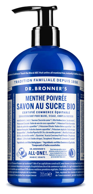 Menthe poivrée - Savon liquide Menthe poivrée flacon-pompe 355 ml