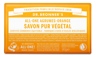 Agrumes - Pain de savon agrumes-orange 140 g - savon-solide-agrumes