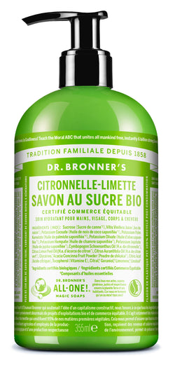 Citron vert / Limette - Savon liquide Citronnelle Citron vert / Limette  flacon-pompe 355 ml